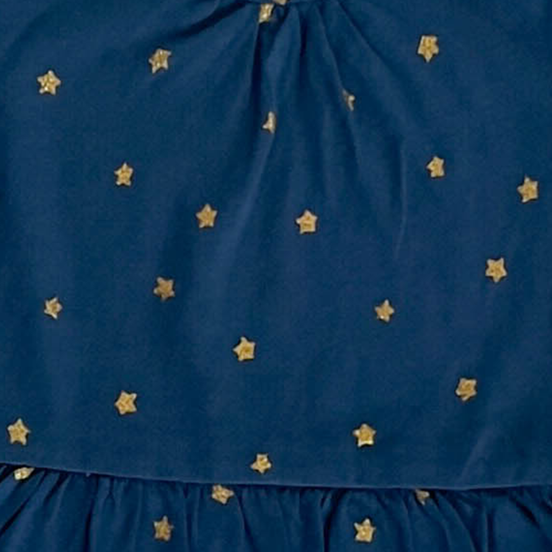 BLUE STAR GLITTER SUNSUIT