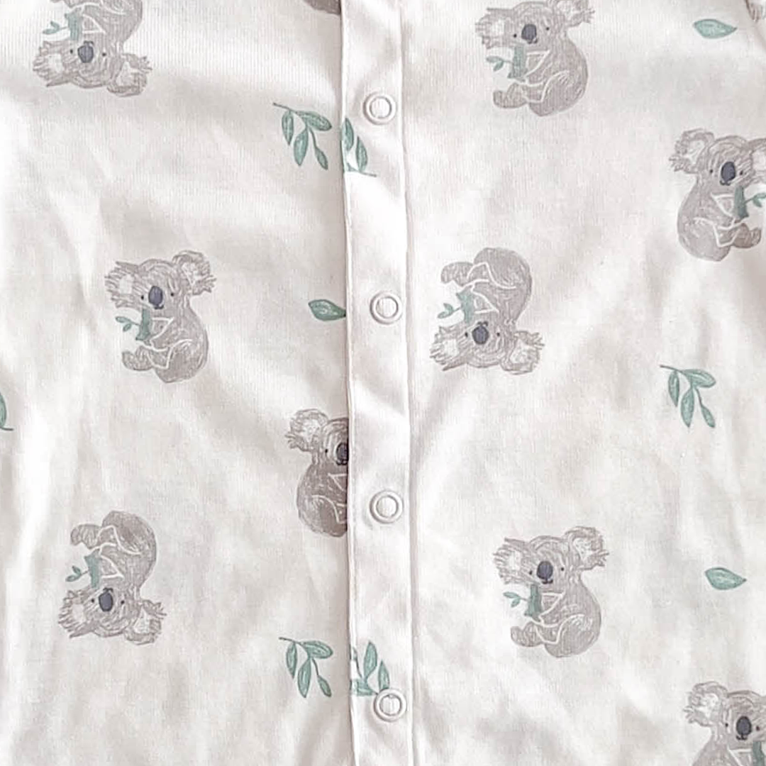 CARTER'S WHITE PRINTED JUMPSUIT