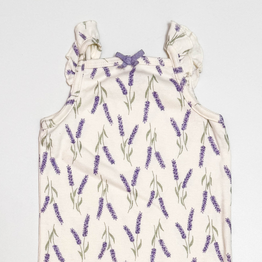 LAVENDER PRINTED GIRLS JUMPSUIT