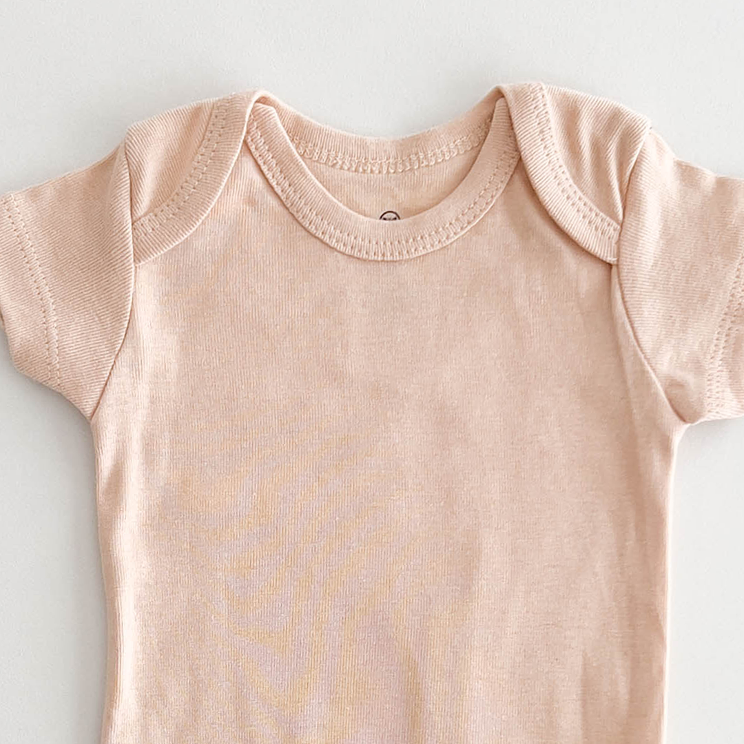 MACAROON COLURED PLAIN ONESIE