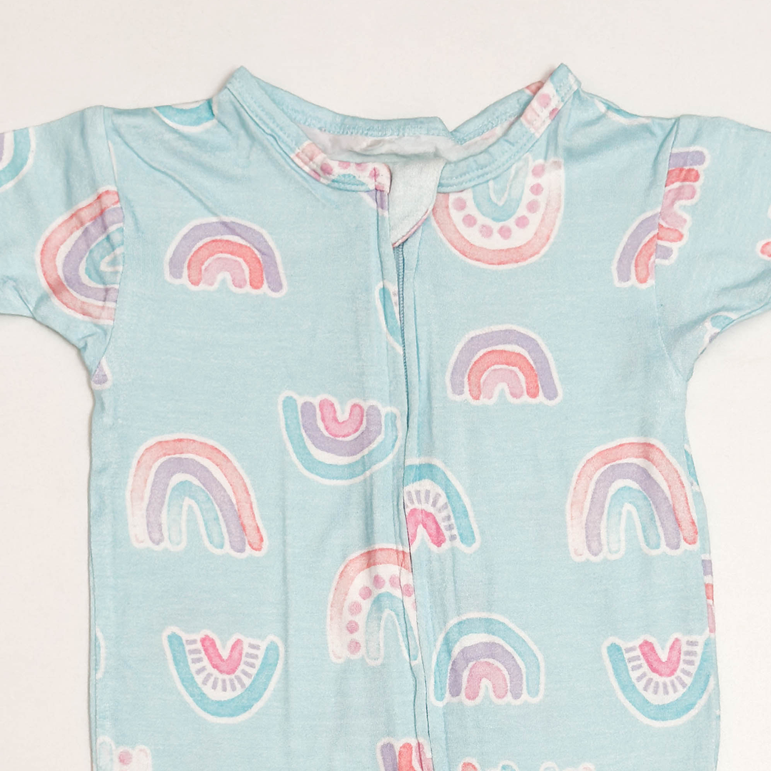 BLUE RAINBOW VISCOUS JUMPSUIT