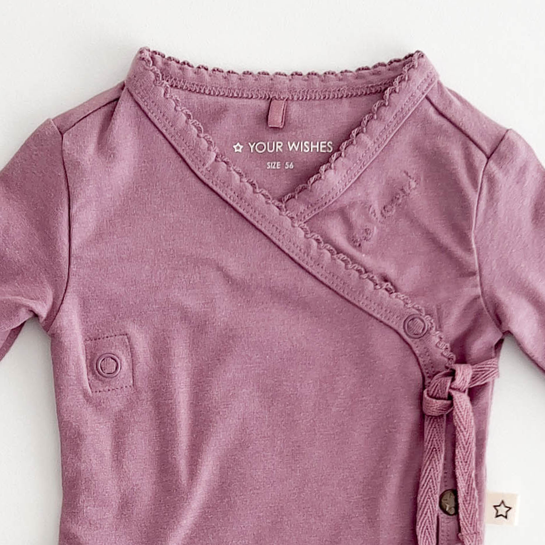 LAVENDER WRAP ONESIE