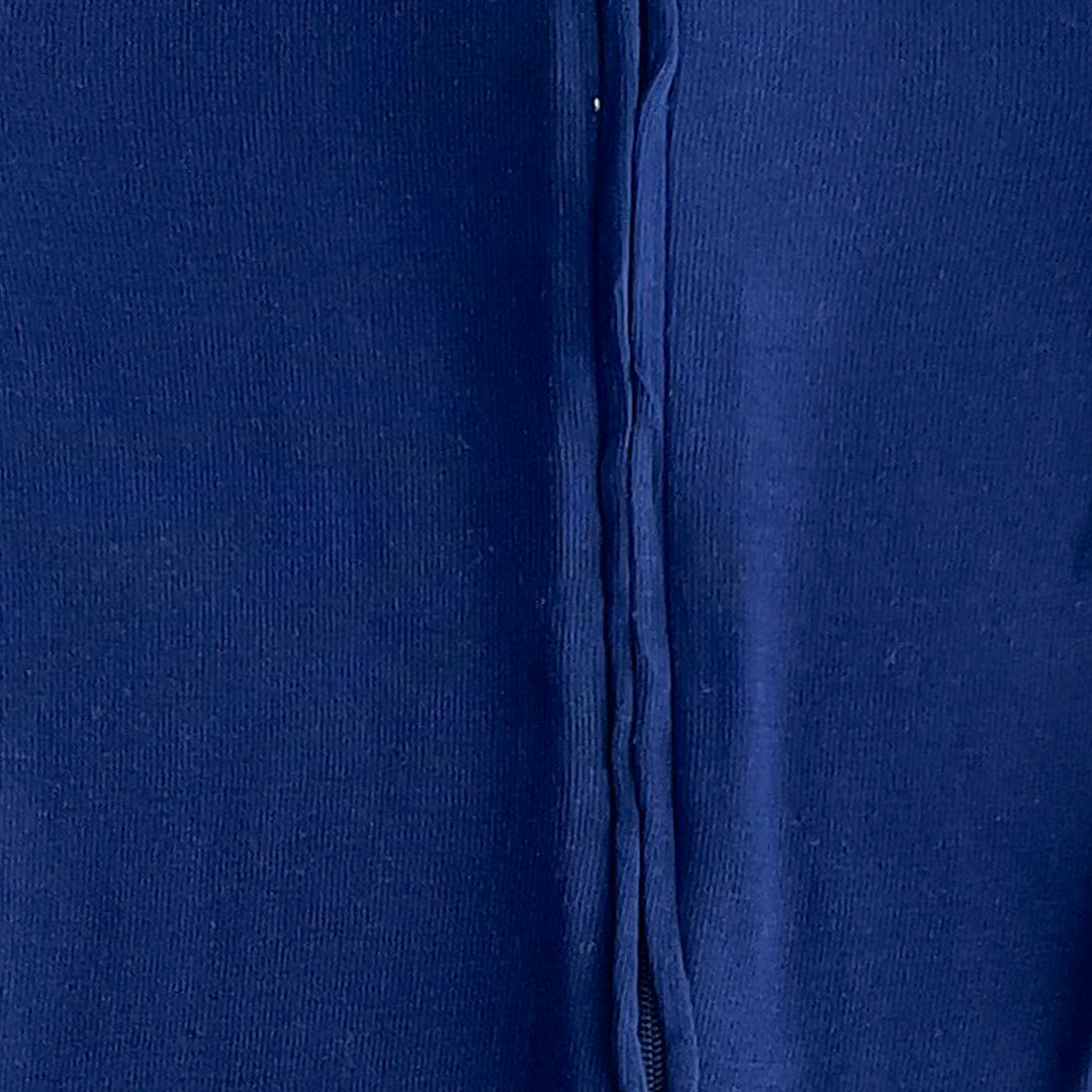 BLUE PLAIN SLEEPSUIT