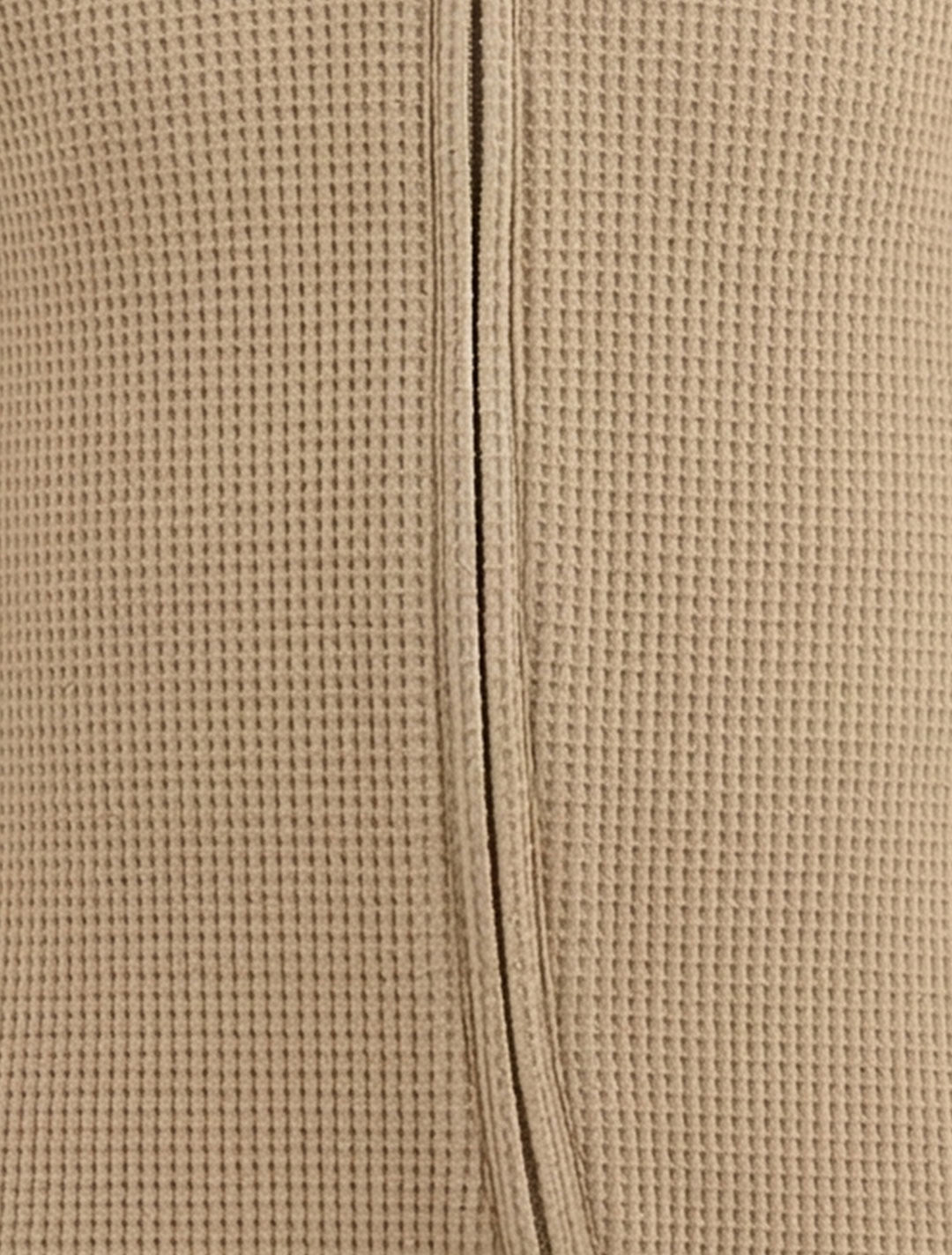 COOKEI BROWN KNITTED ZIPPER SLEEPSUIT