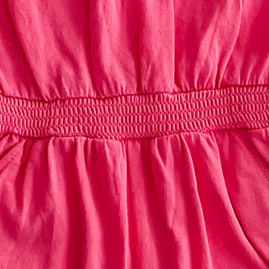 PINK SPAGHETTI SLEEVE JUMPSUIT