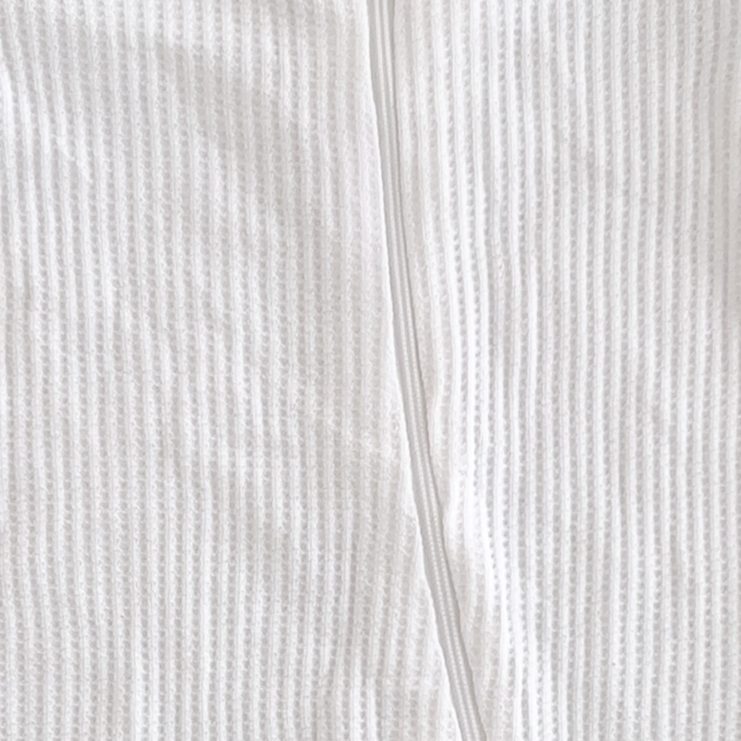 PURE WHITE RIBBED ROMPER