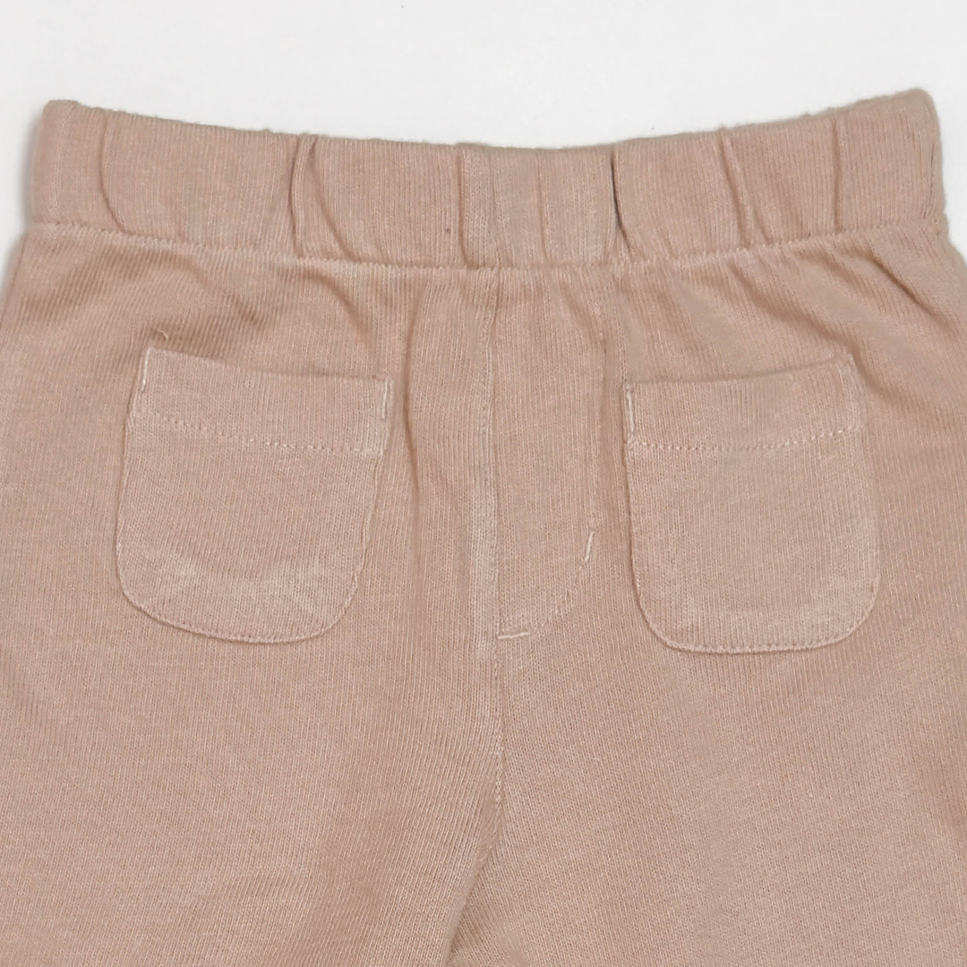 BEIGE RIBBED PANTS