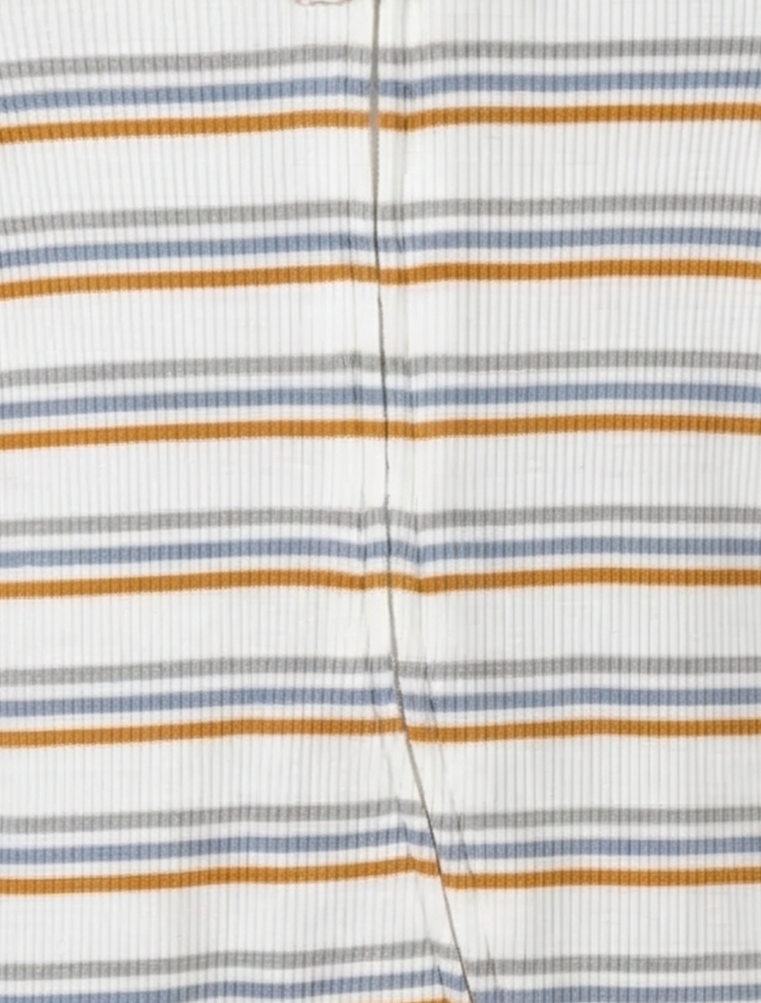 WHITE STRIPED SLEEPSUIT