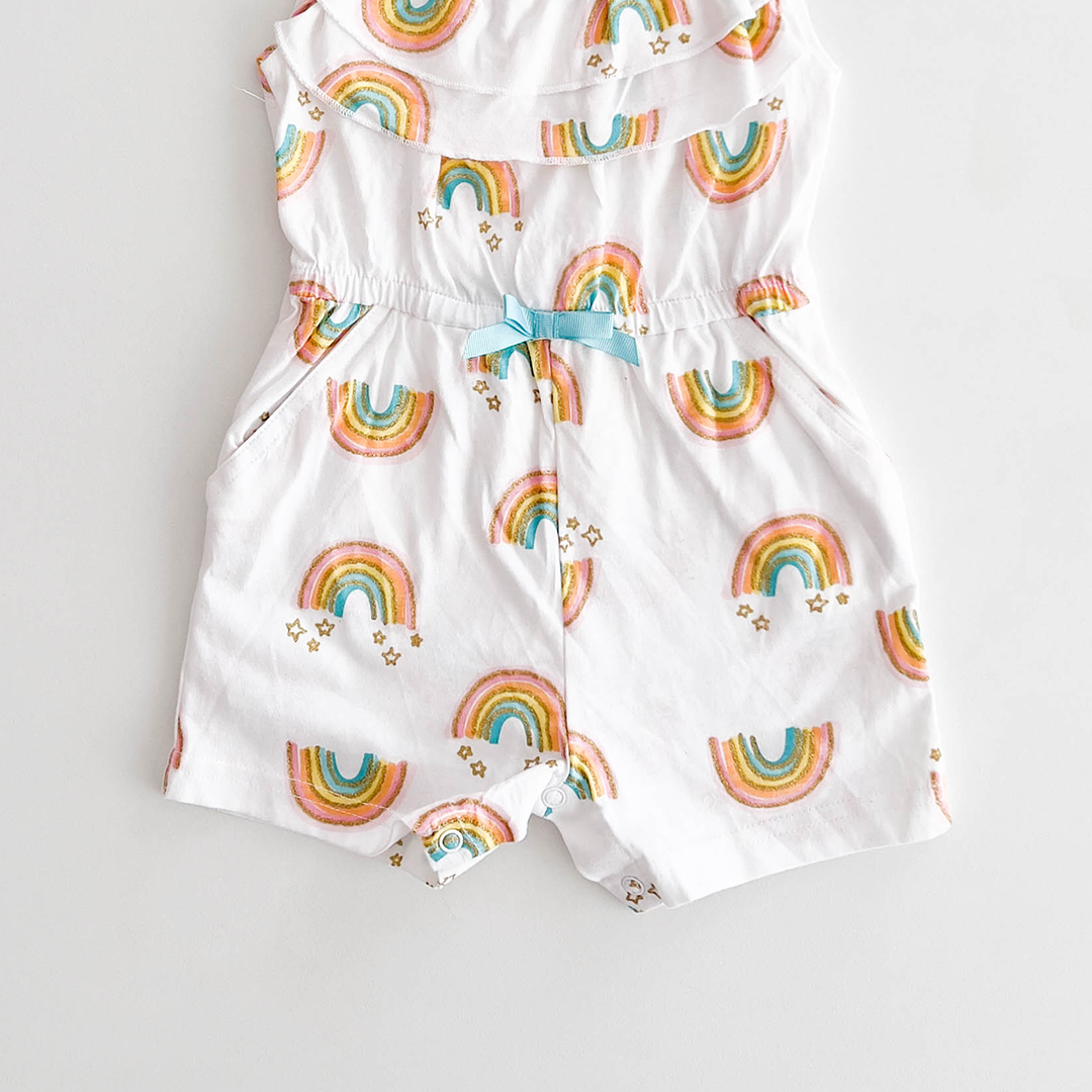 RAINBOW PRINTED FANCY  JUMPSUIT