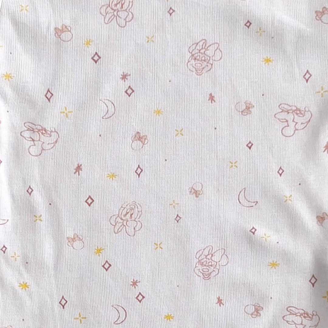 DISNEY WHITE PATTERNED ONESIE