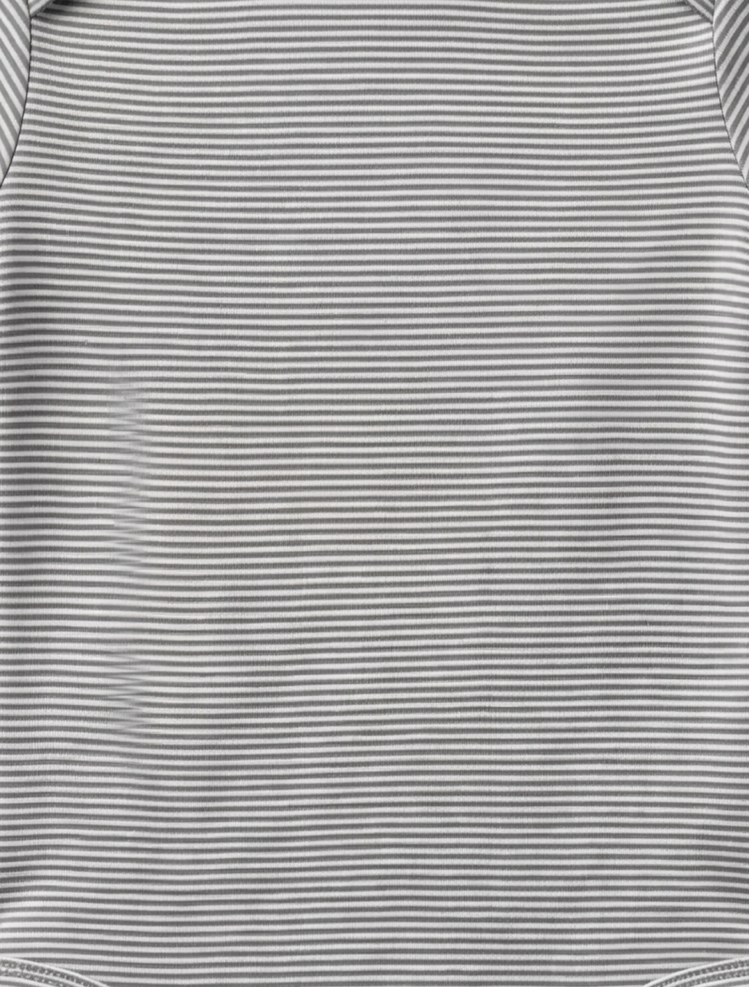 DARK GREY STRIPED ONESIE