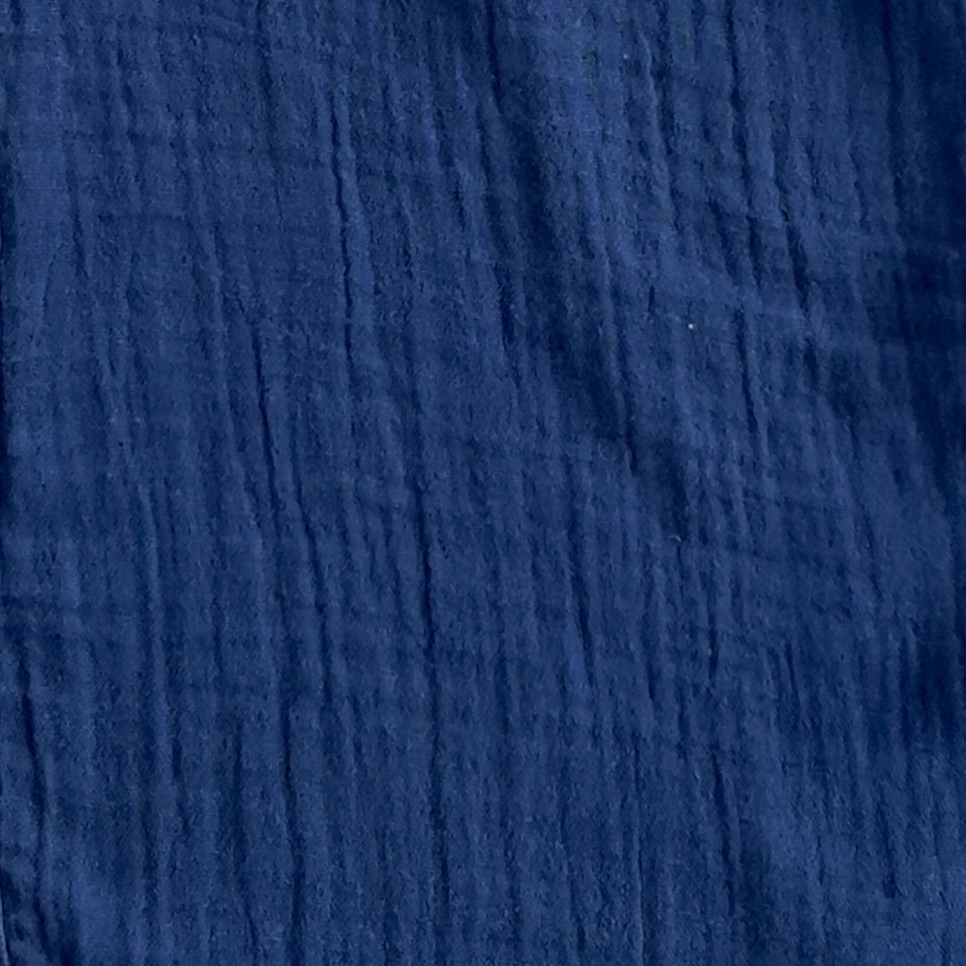 MUSLIN BLUE PLAIN BURP CLOTH