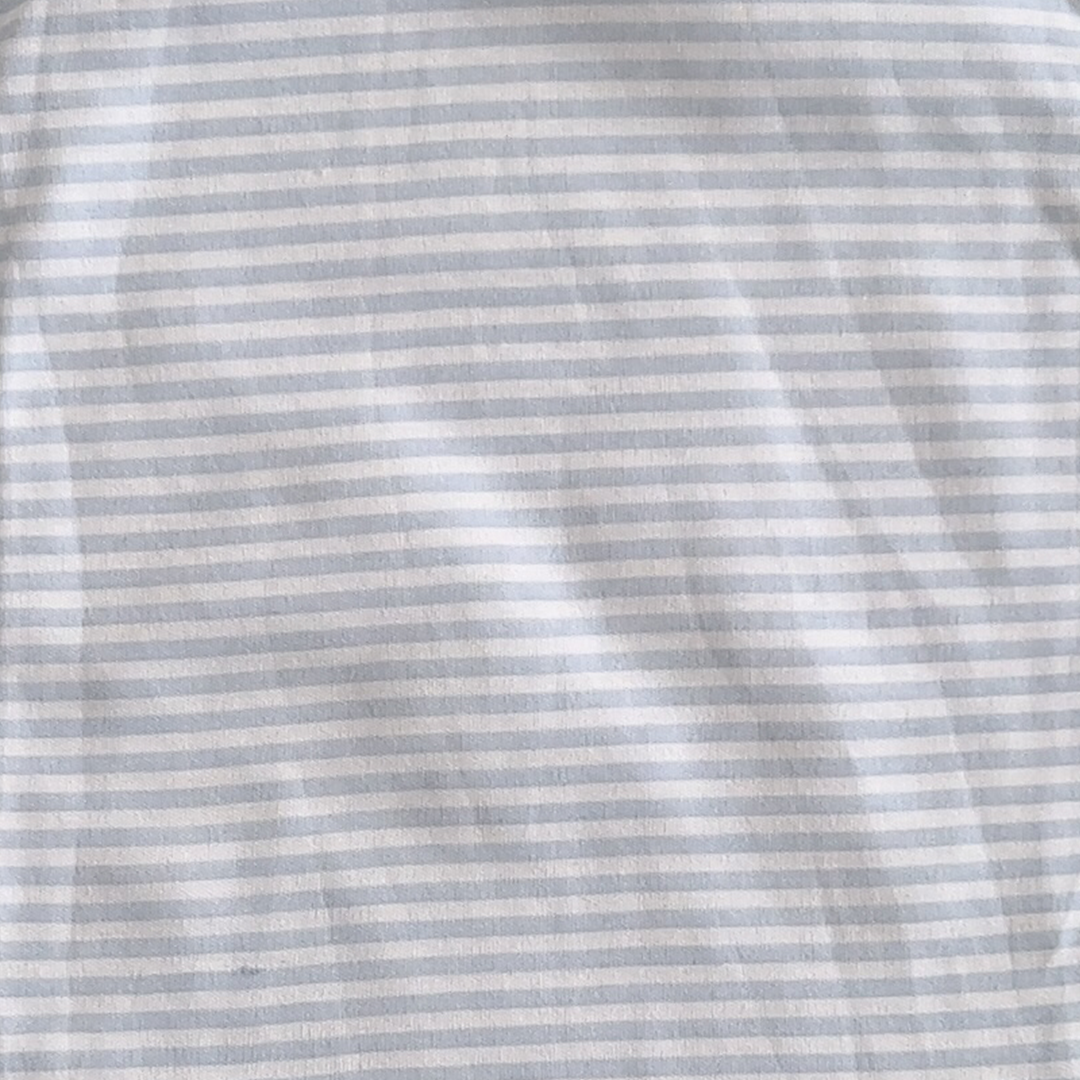 BLUE AND WHITE STRIPED BURP CLOTH