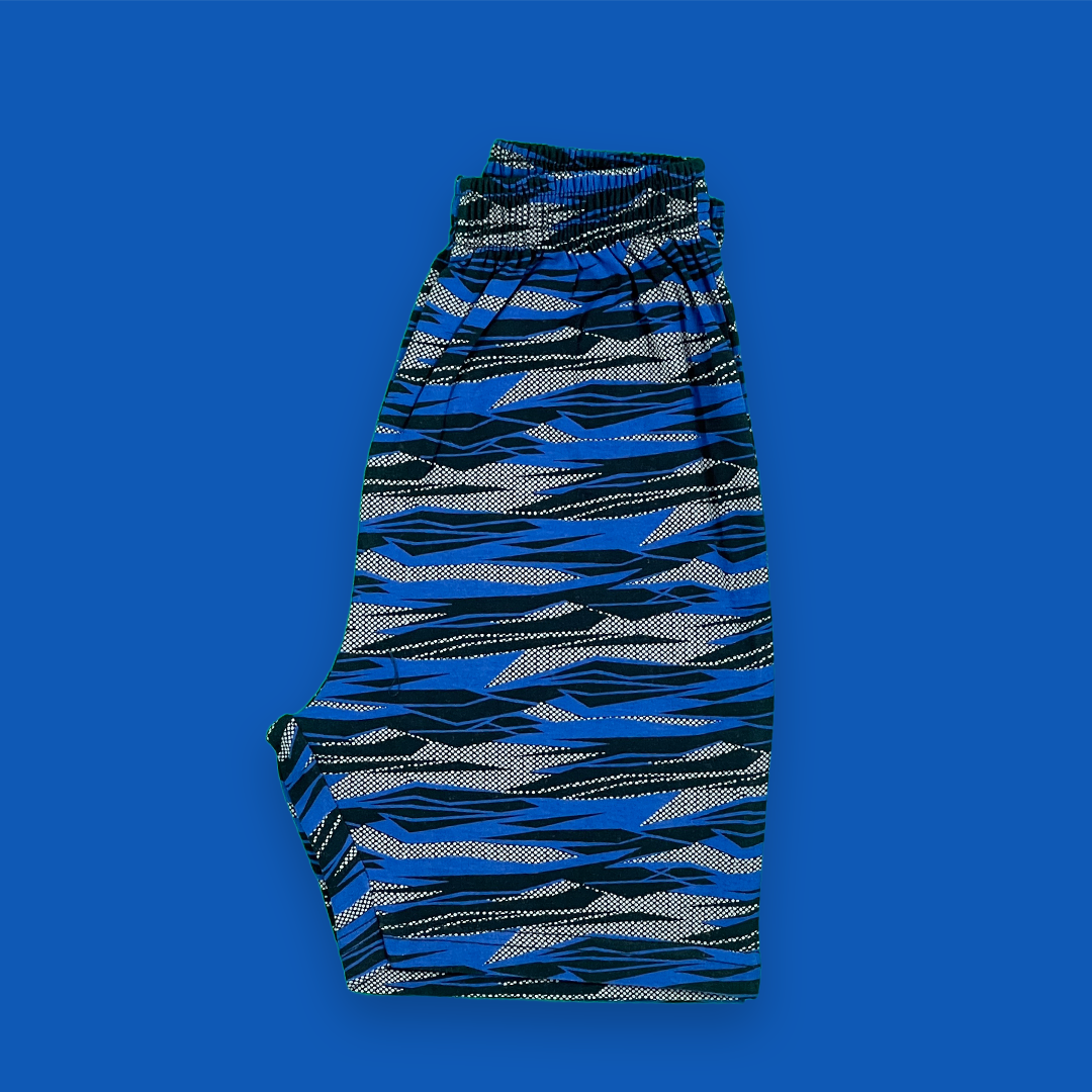 Marine Pilot Pattern Printed Griege Color Boys Two Piece