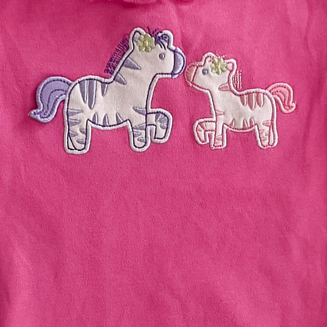 GARANIMALS PINK ZEBRA ONESIE