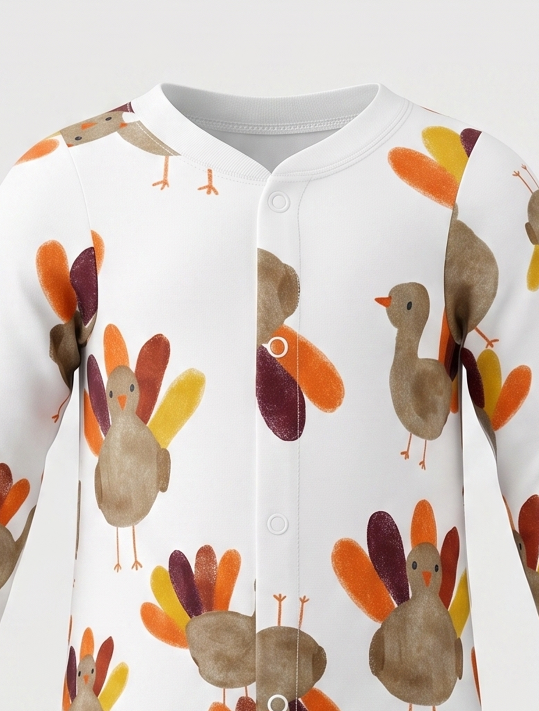 Multicolor button sleepsuit