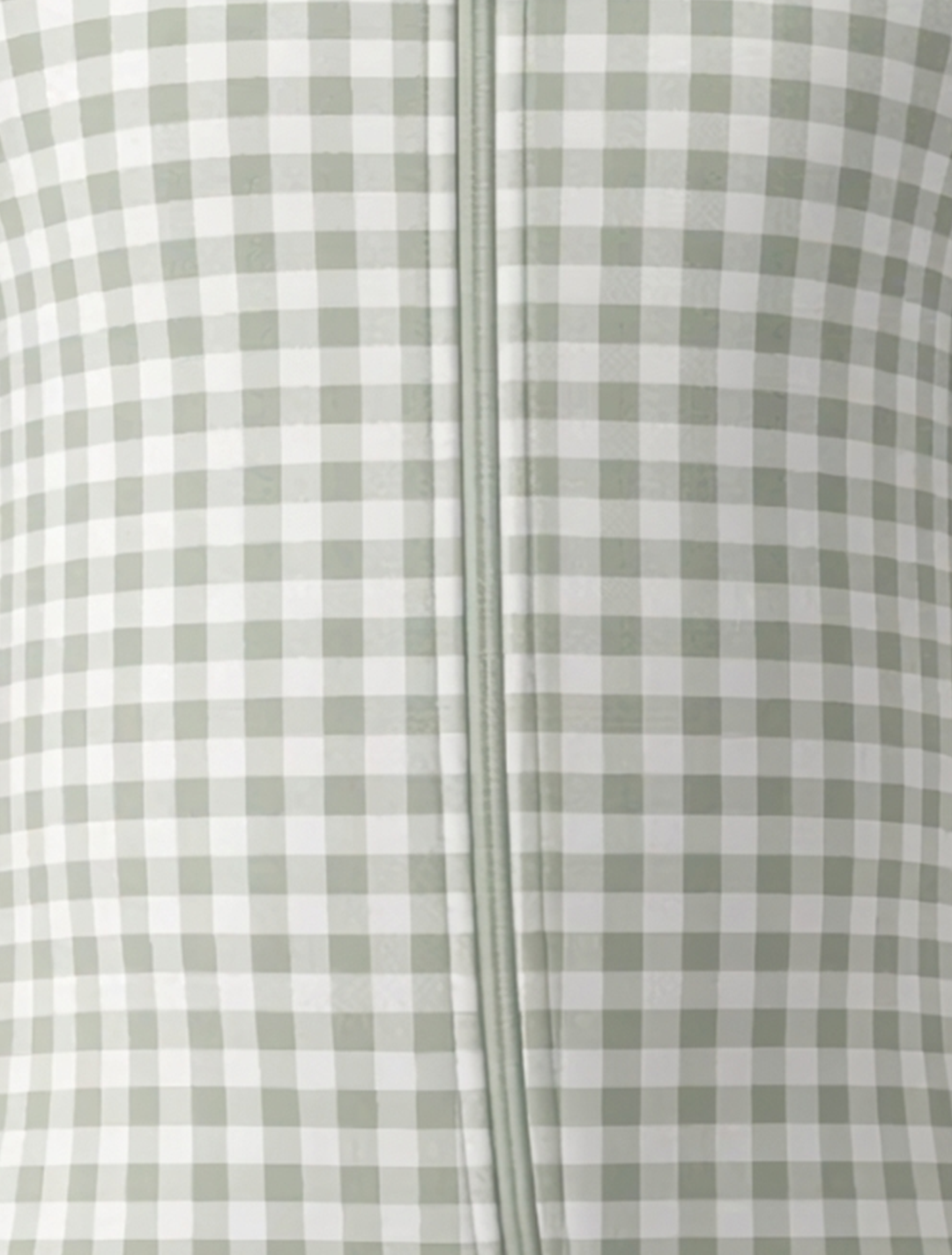 GREEN WHITE CHECK ZIPPER SLEEPSUIT