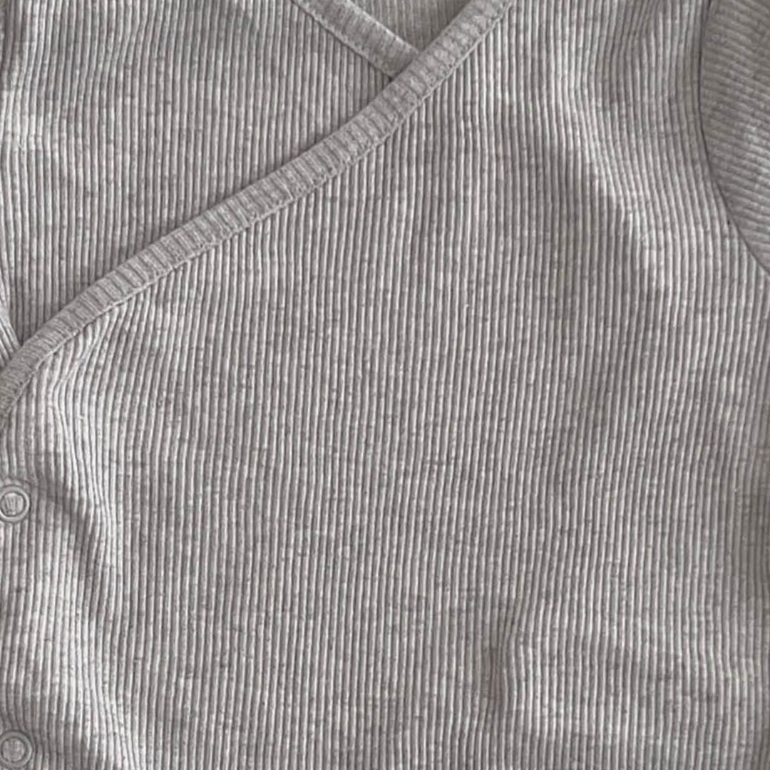 GREY WRAP OVER ONESIE