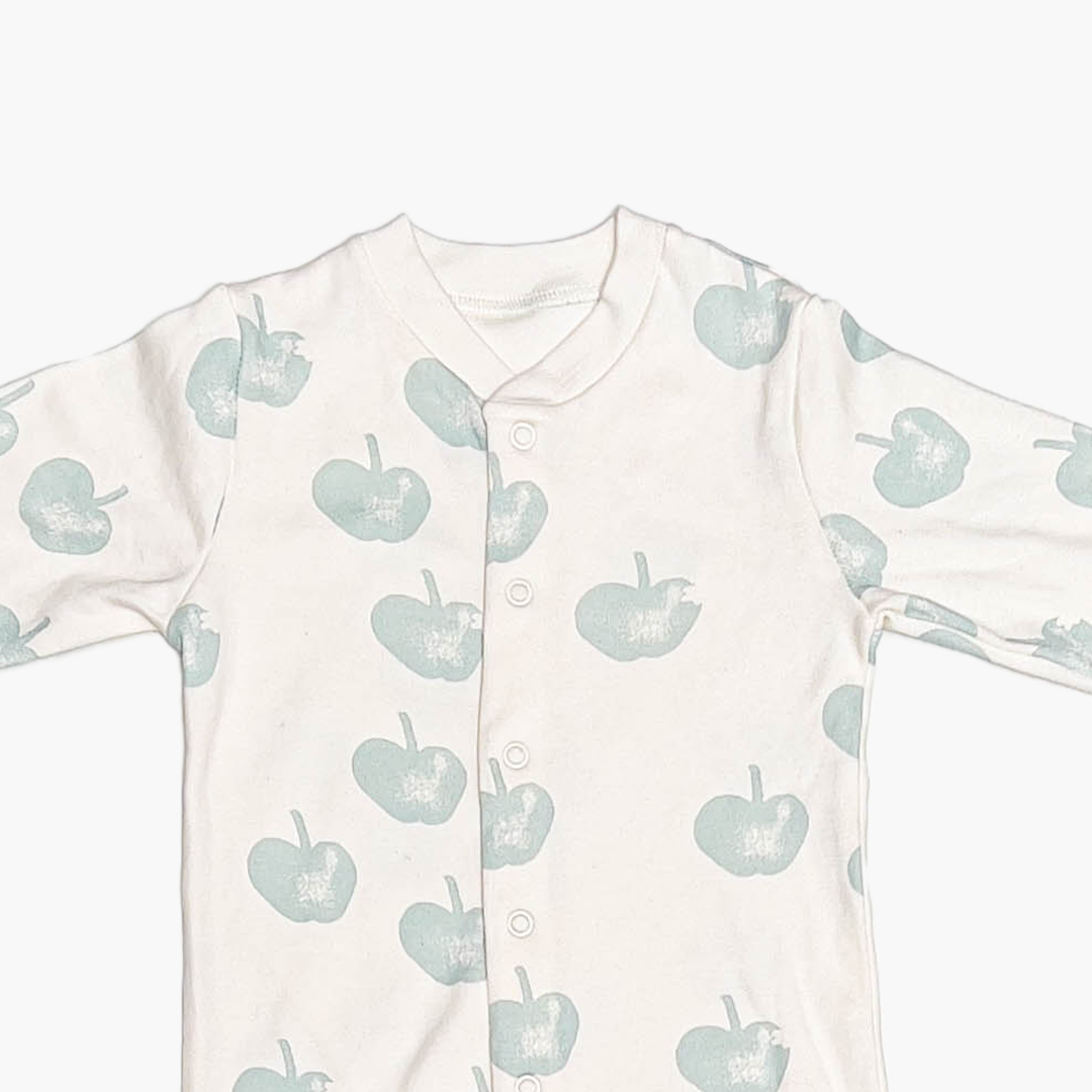 GREEN APPLE PRINTED SLEEPSUIT