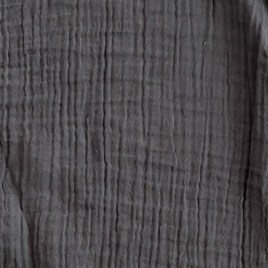 MUSLIN FABRIC GREY PLAIN BURP CLOTH