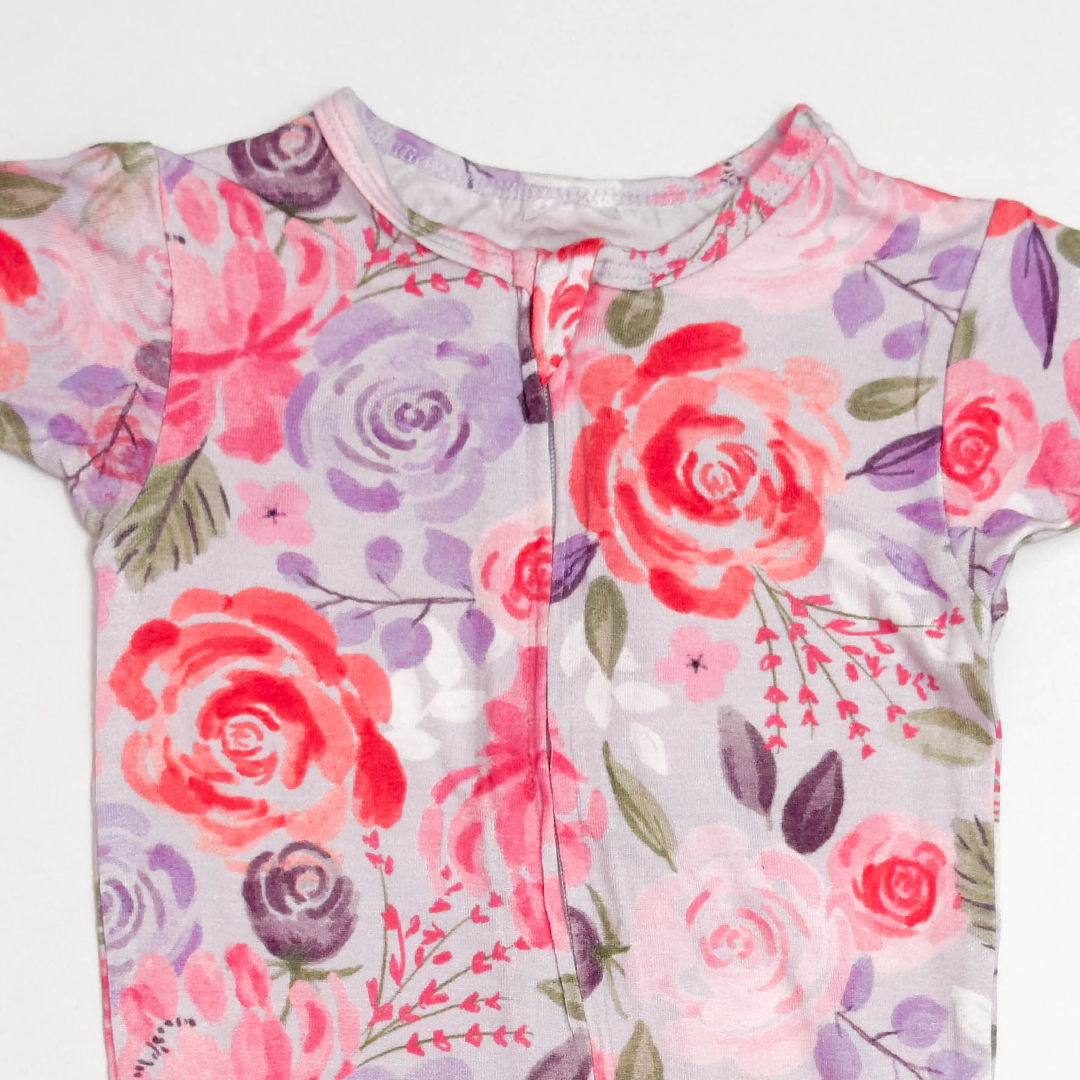 PINK FLORAL VISCOUS JUMPSUIT