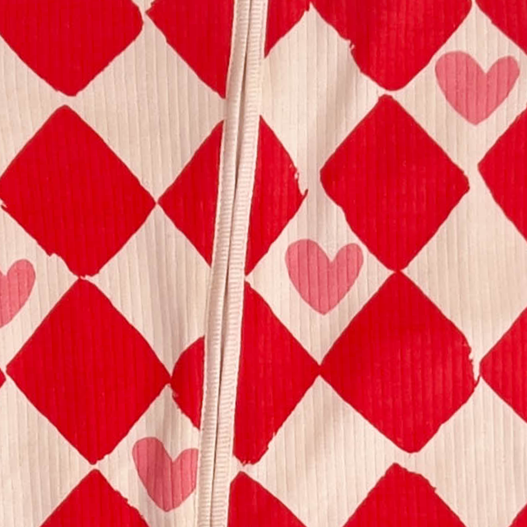 NEXT BABY PATTERNED ZIPPER ROMPER