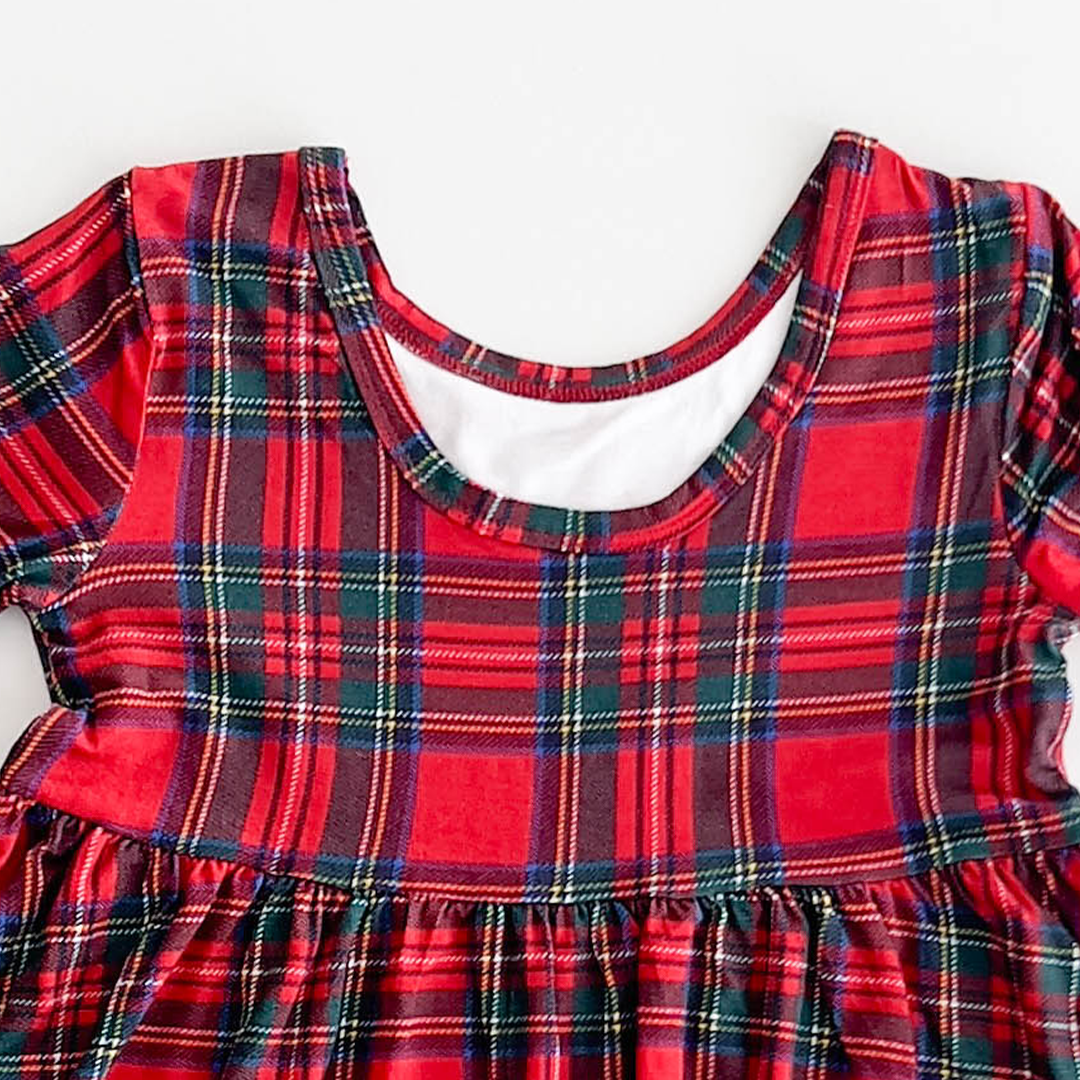 RED AND GREEN CHECK FROCK