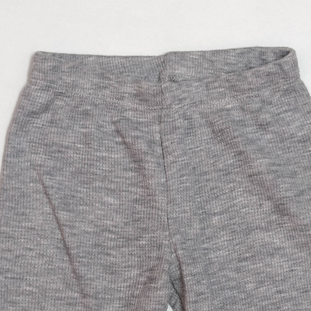 GREY KNITTED PANTS