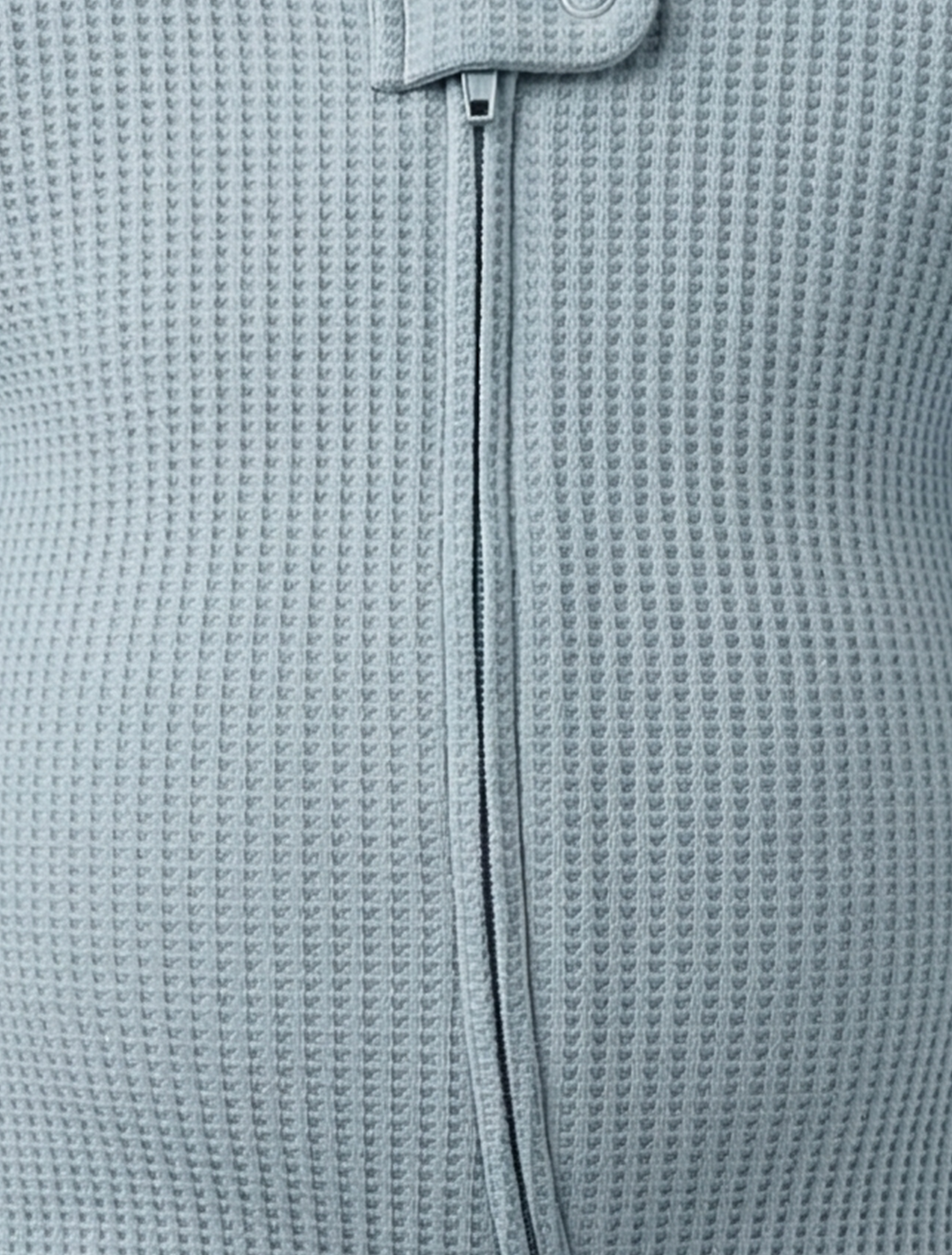 LIGHT BLUE RIBBED ROMPER