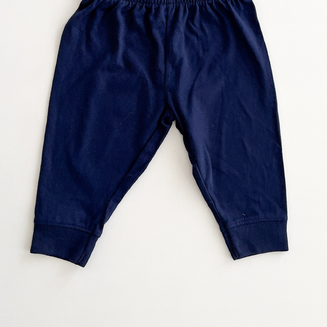NAVY BLUE COTTON PANTS
