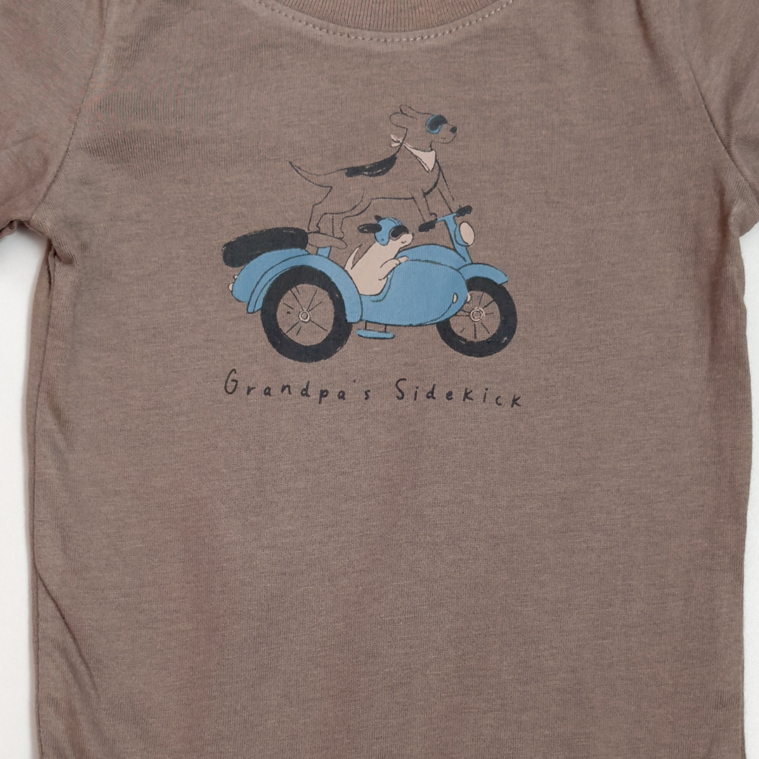 BROWN PRINTED ONESIE