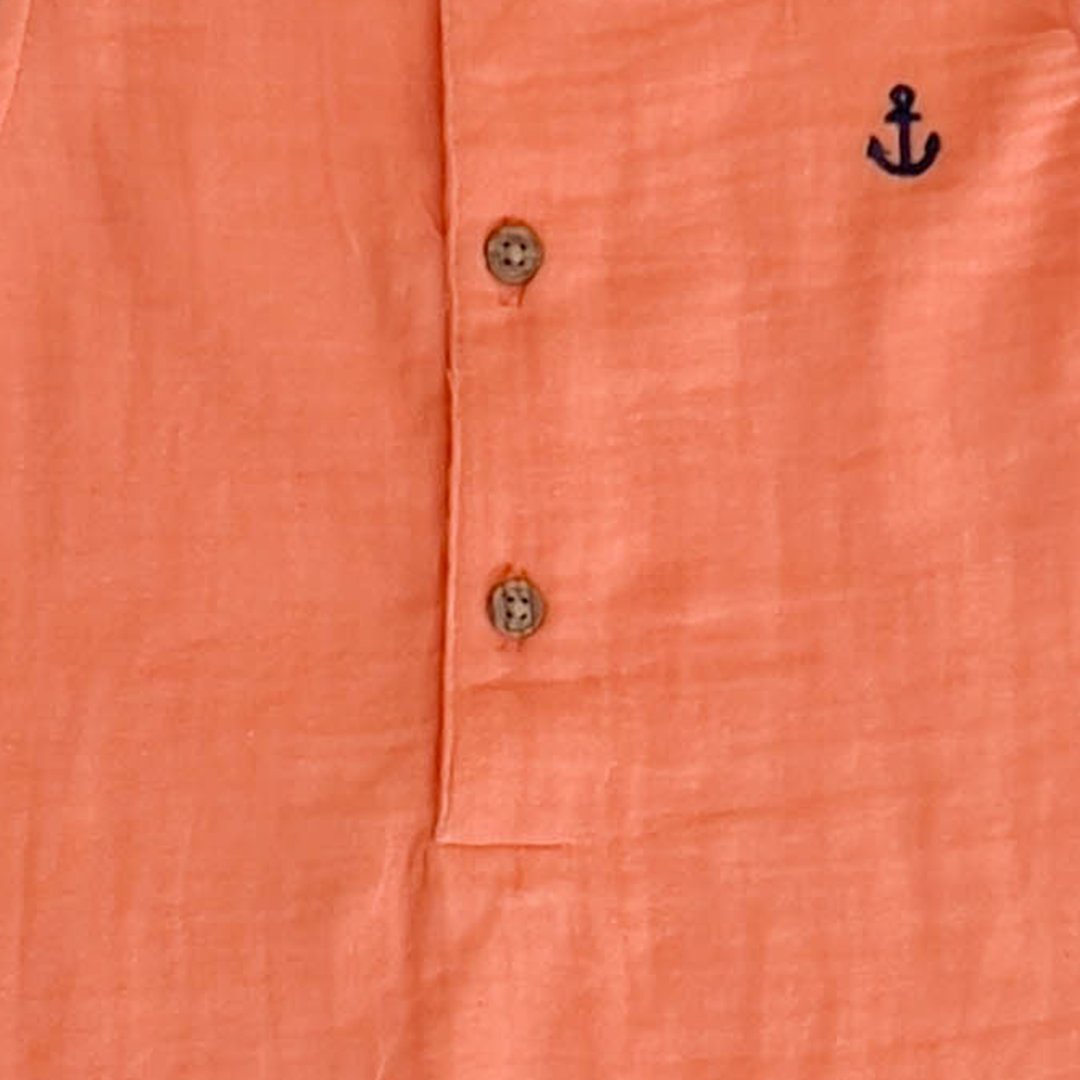 ORANGE MUSLIN JUMPSUIT