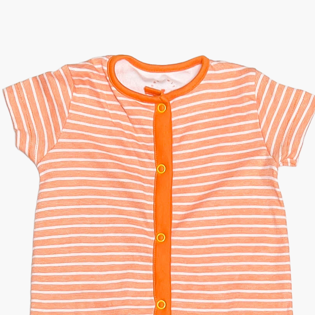 ORANGE STRIPED JUMPSUIT