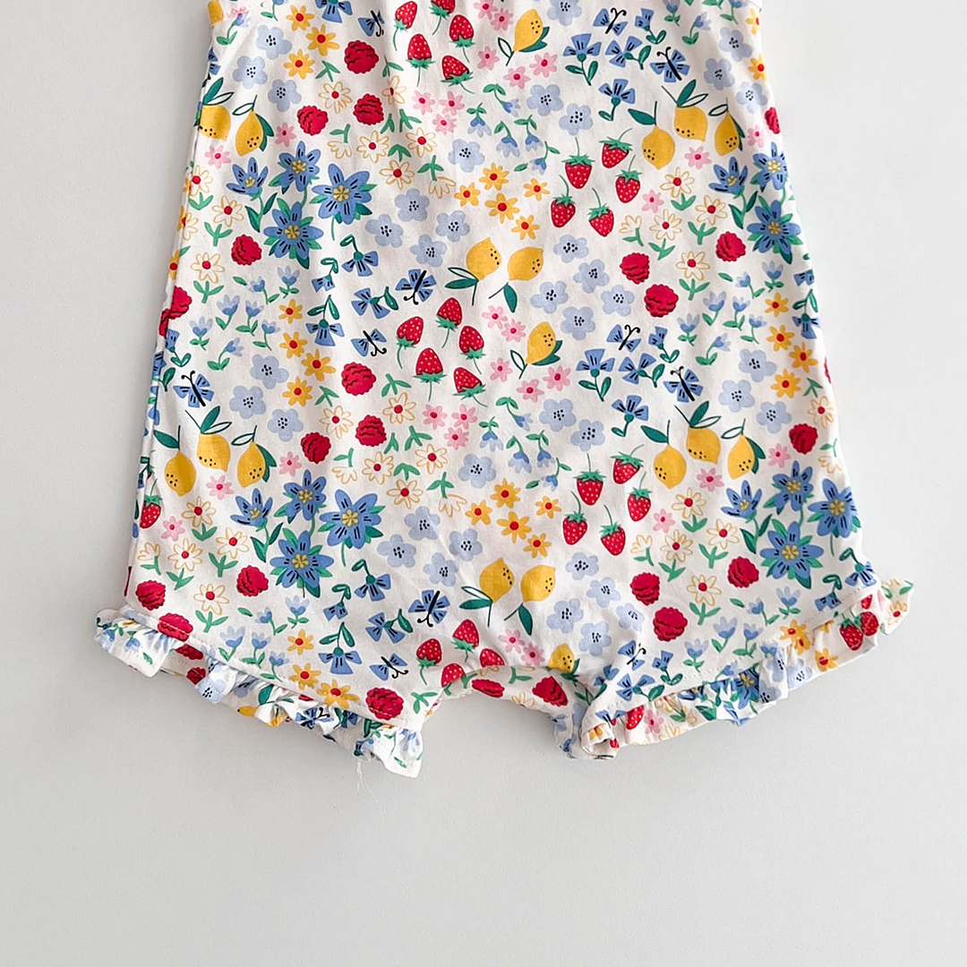 MULTICOLOURED PRINTED FANCY JUMPSUIT