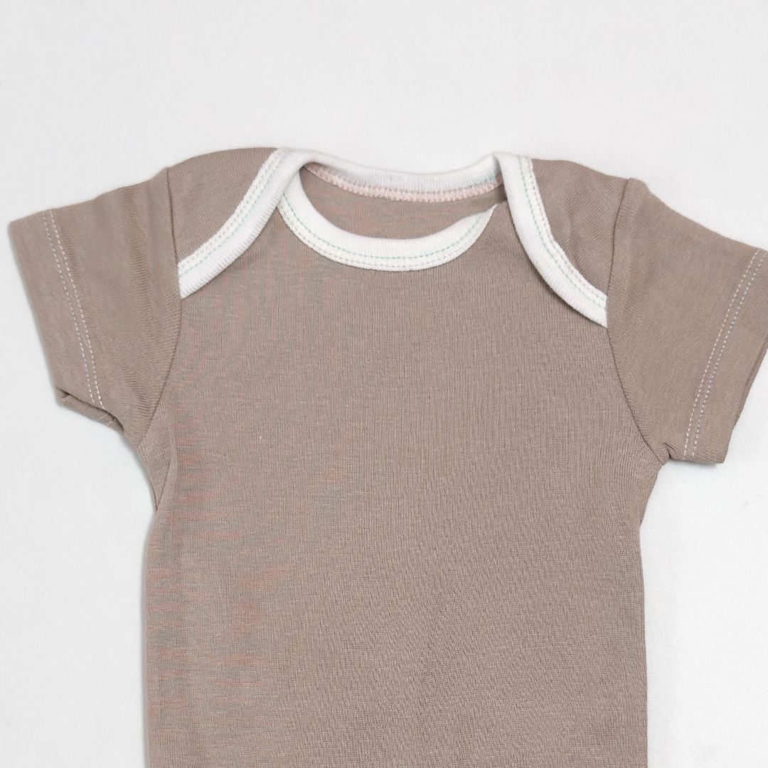 BROWN PLIAN ONESIE