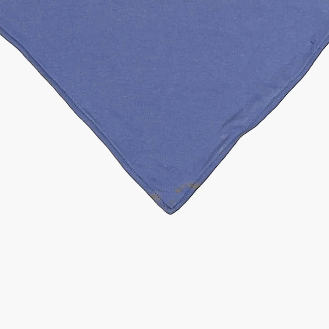 SOLID BLUE COLOUR BANDANA BIB