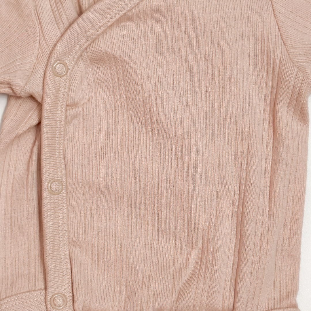 SANDY TAN WRAPOVER ONESIE