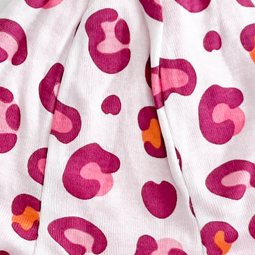 PINK PATTERNED GIRLS CAP