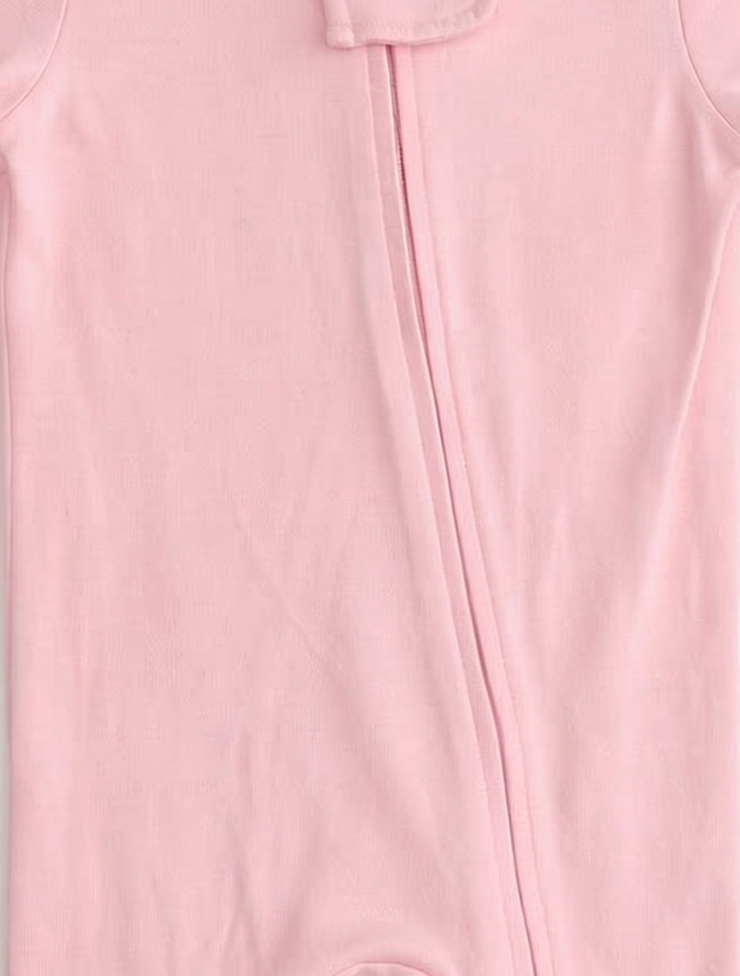 PINK PEACH ZIPPER SLEEPSUIT