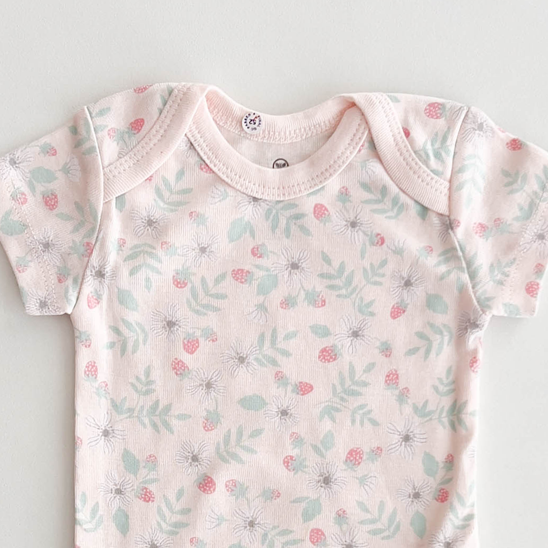 PASTEL INK FLORAL ONESIE