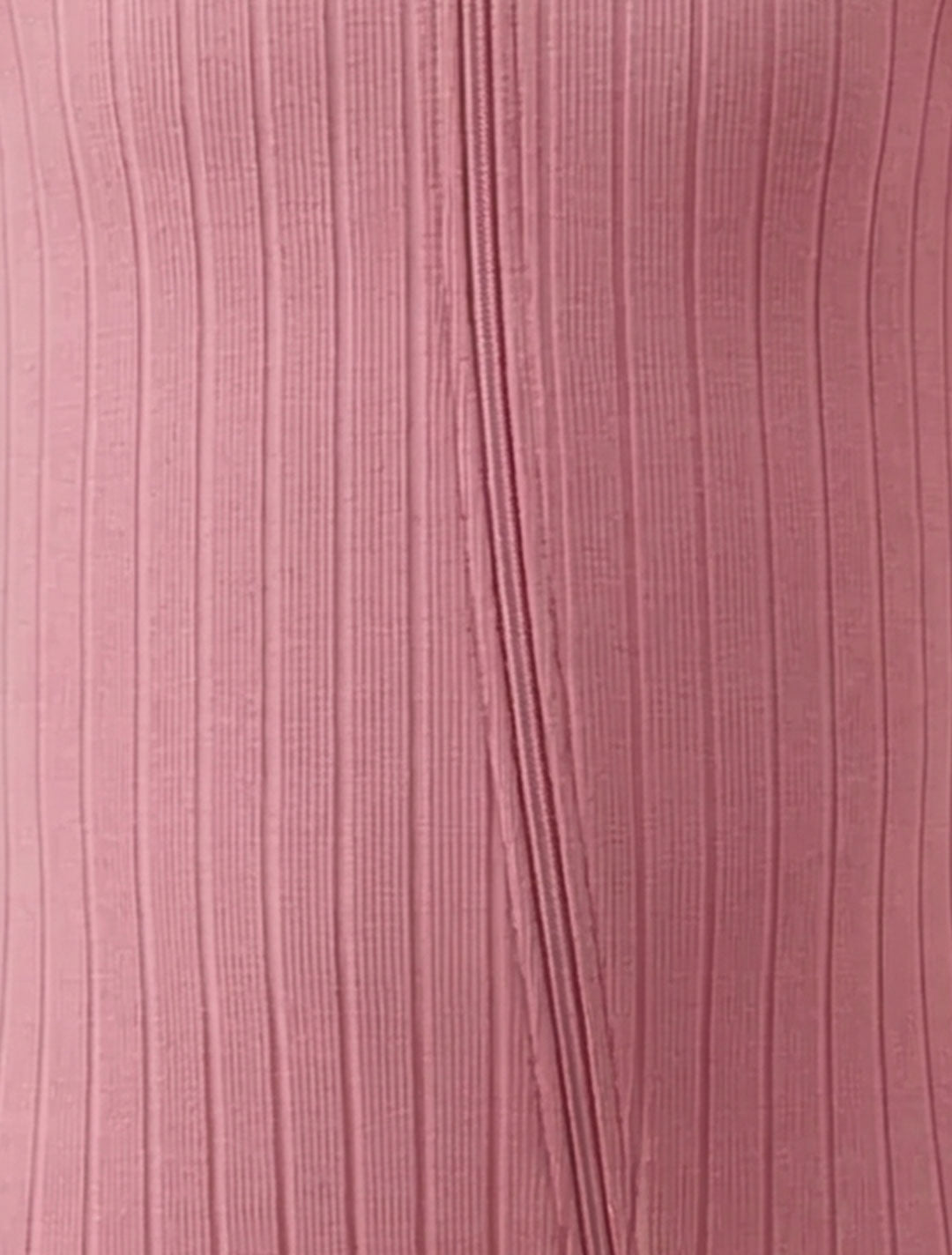 PINK RIBBED SLIM FITTED SLEEPSUIT