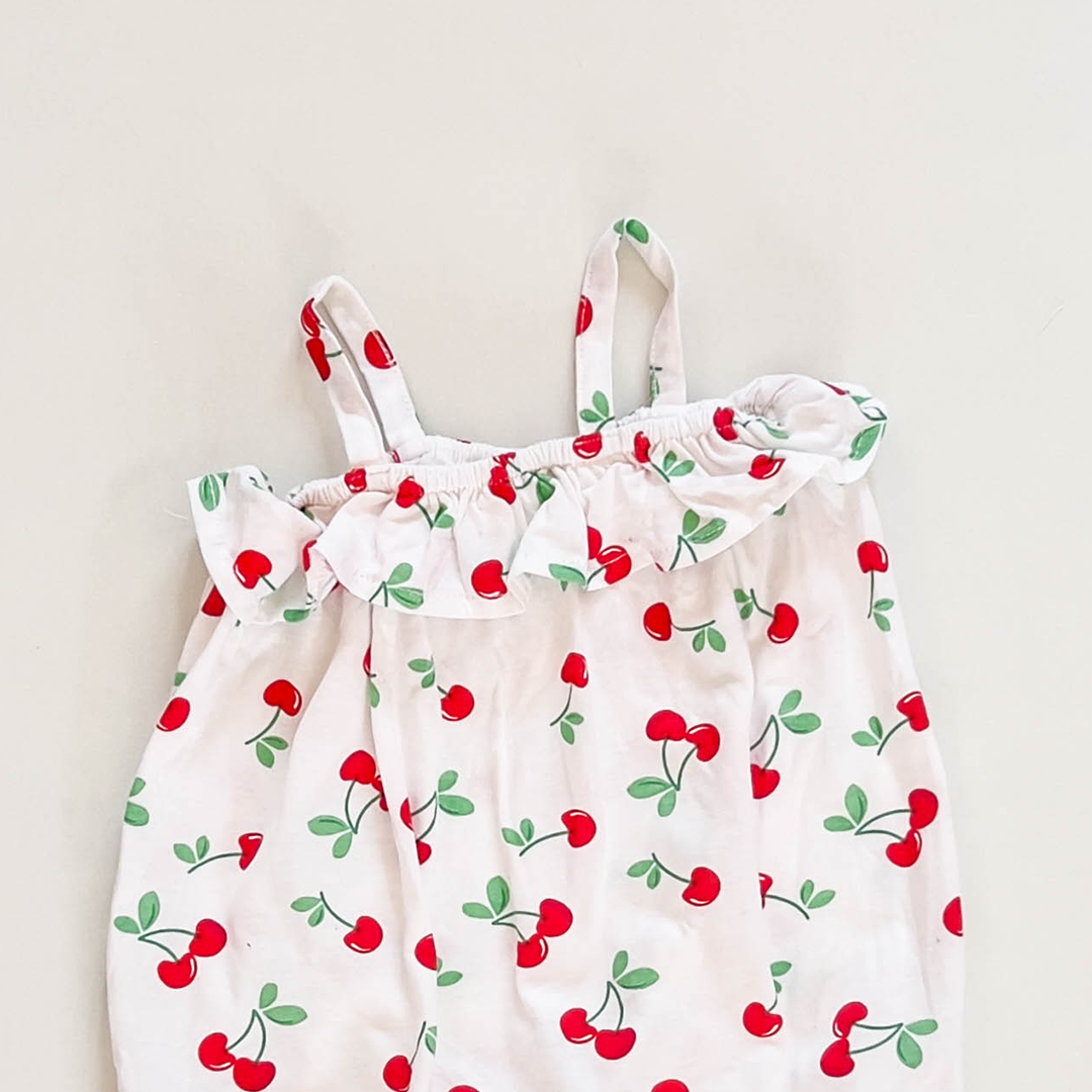 CHERRY PATTERNED JUMPSUIT