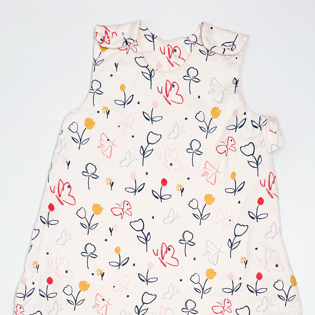 OFF WHITE FLORAL SLEEPING BAG