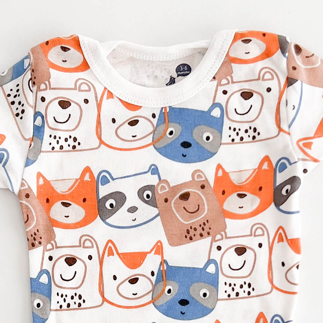 MULTI COLOR PRINTED ONESIE