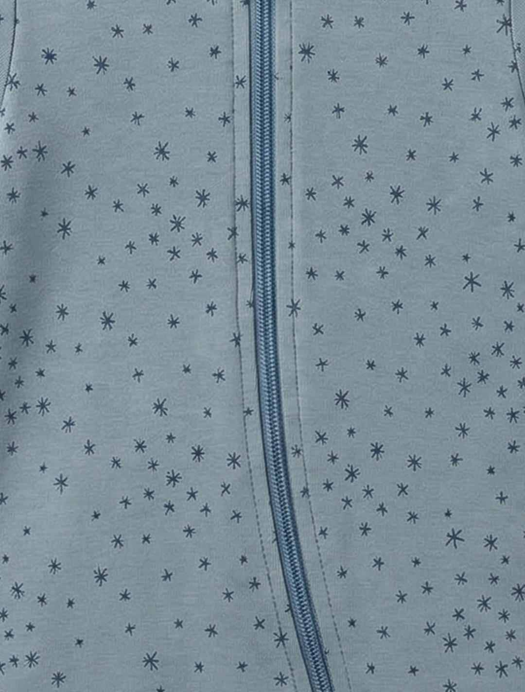 Blue grey star viscous printed romper