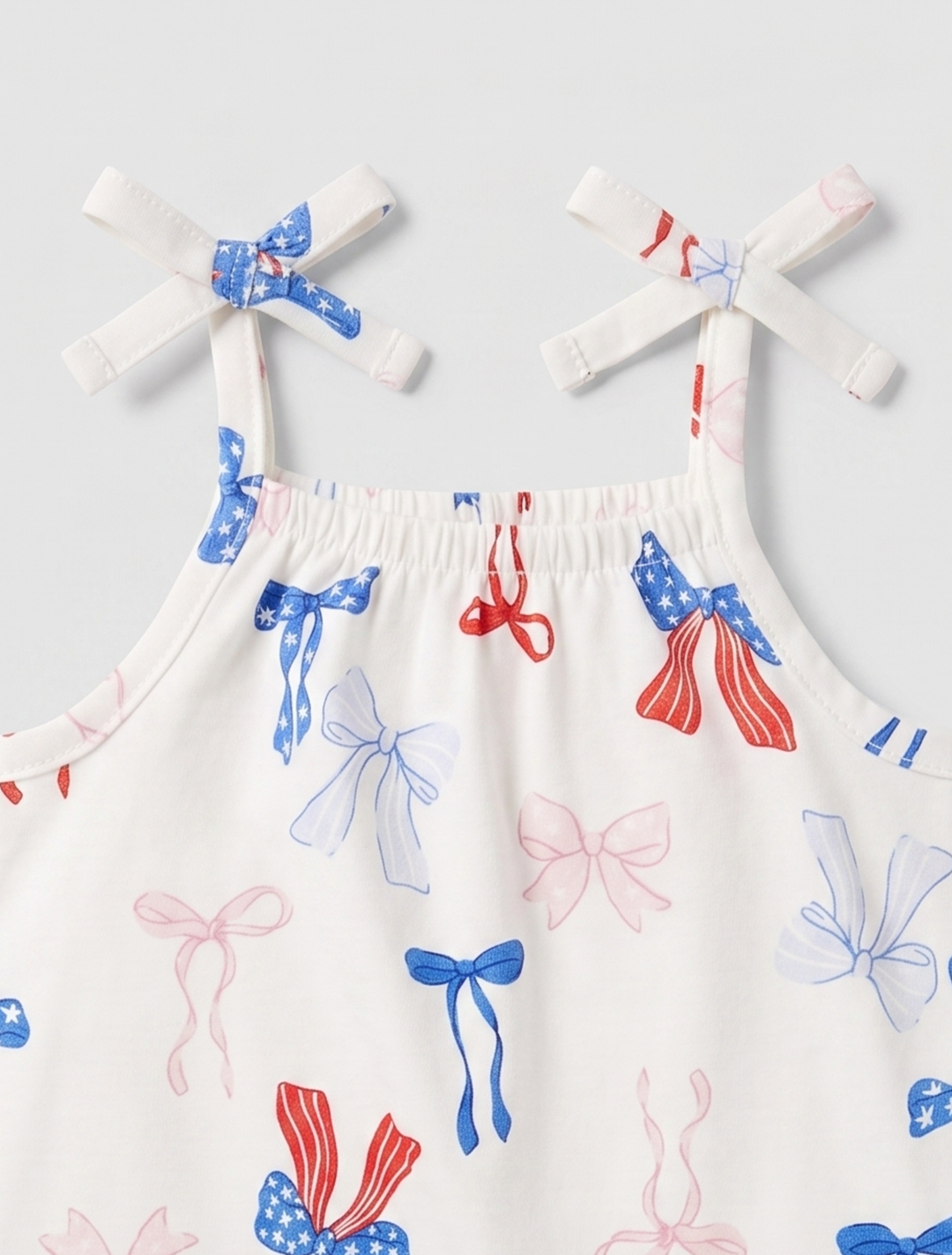Pink blue ribbon fancy jumpsuit