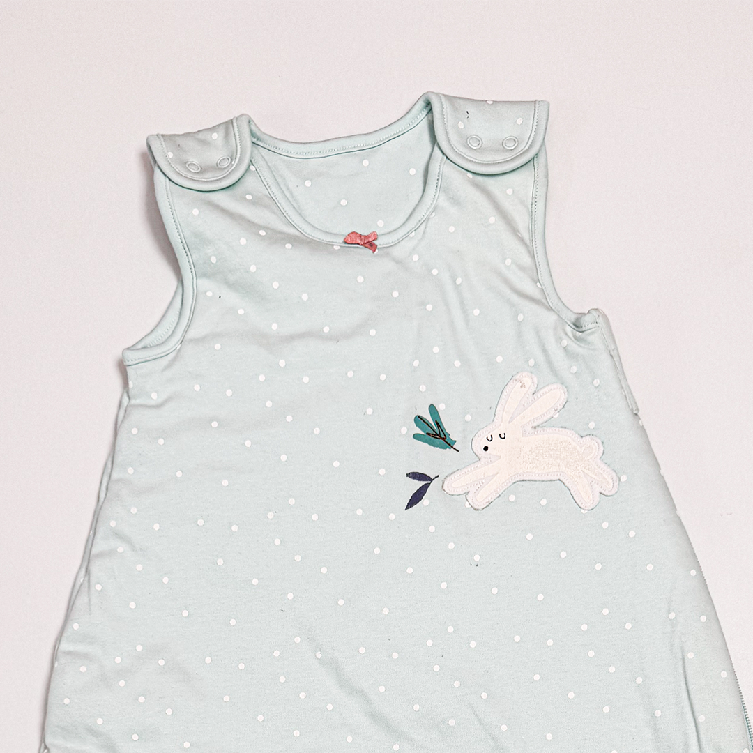 MINT GREEN DOTTED PRINTED SLEEPING BAG