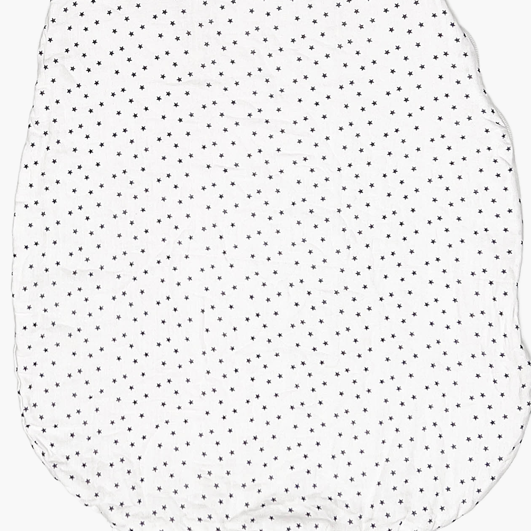 WHITE STAR PRINTED MUSLIN SLEEPING BAG