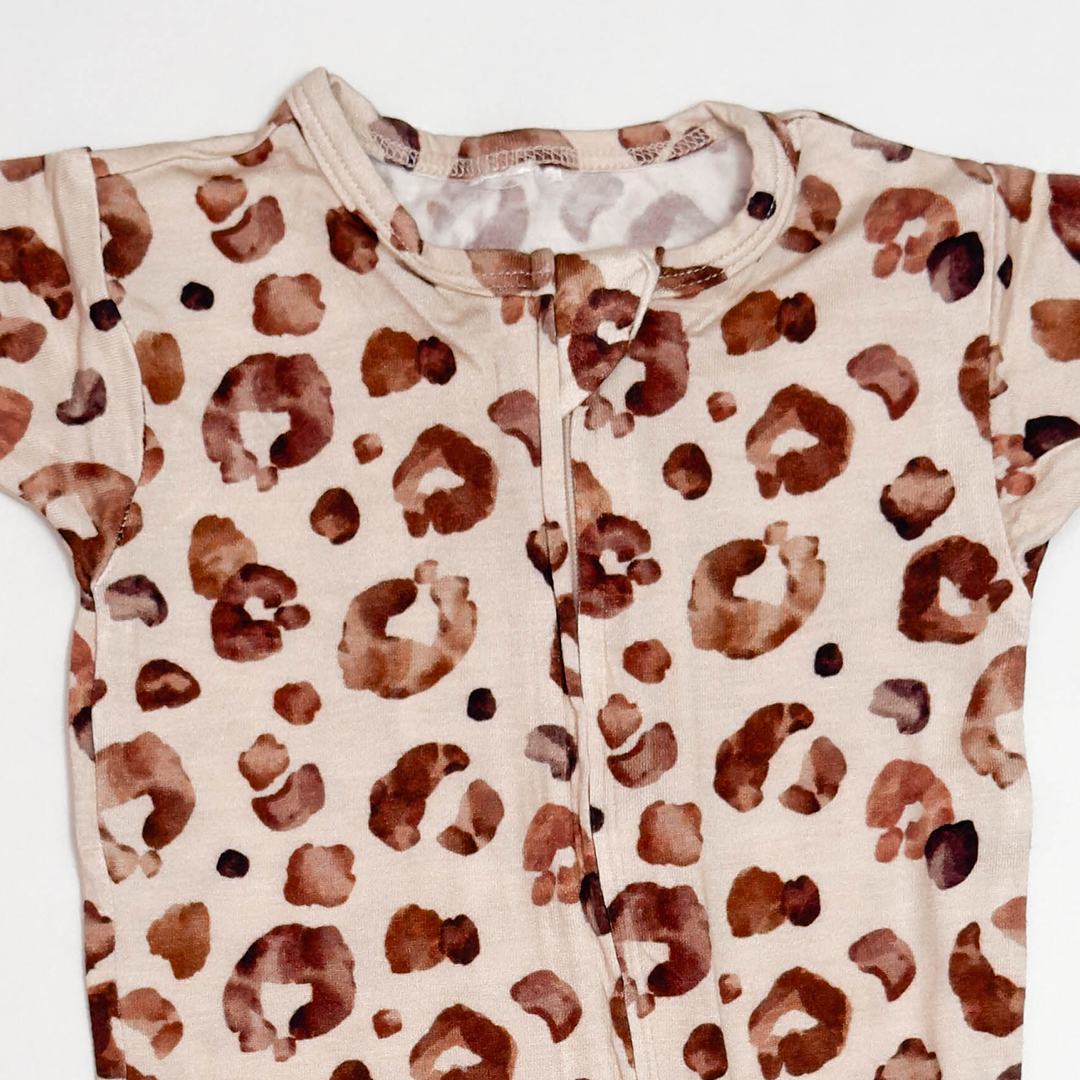 BROWN VISCOUS ZIPPER JUMPSUIT