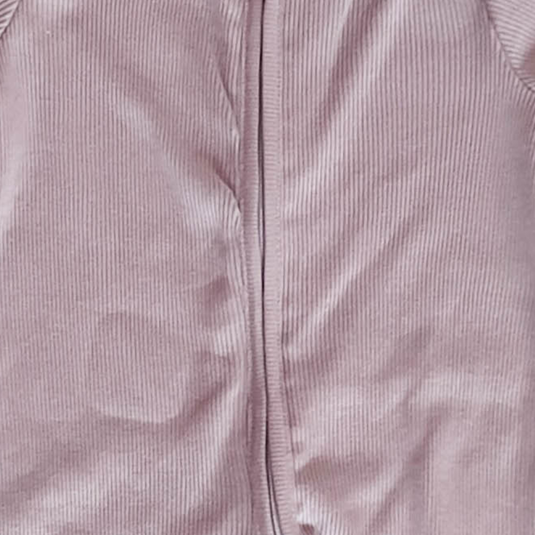 LAVENDER RIBBED UNISEX ROMPER
